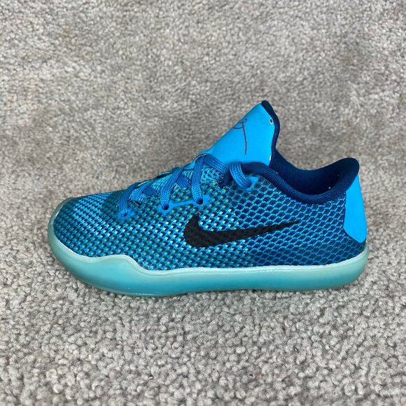 Nike 2014 Kobe Flight Sneakers In Blue Lagoon 726069-403 Toddler US Size 9c - Picture 1 of 9